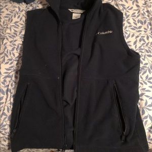 Columbia Fleece Vest Navy Size Adult Small